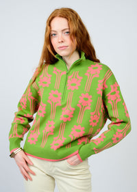 Modern Daisy Sweater