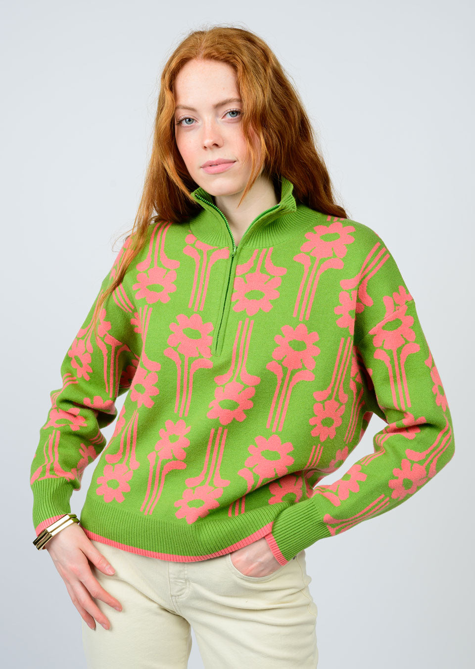 Modern Daisy Sweater