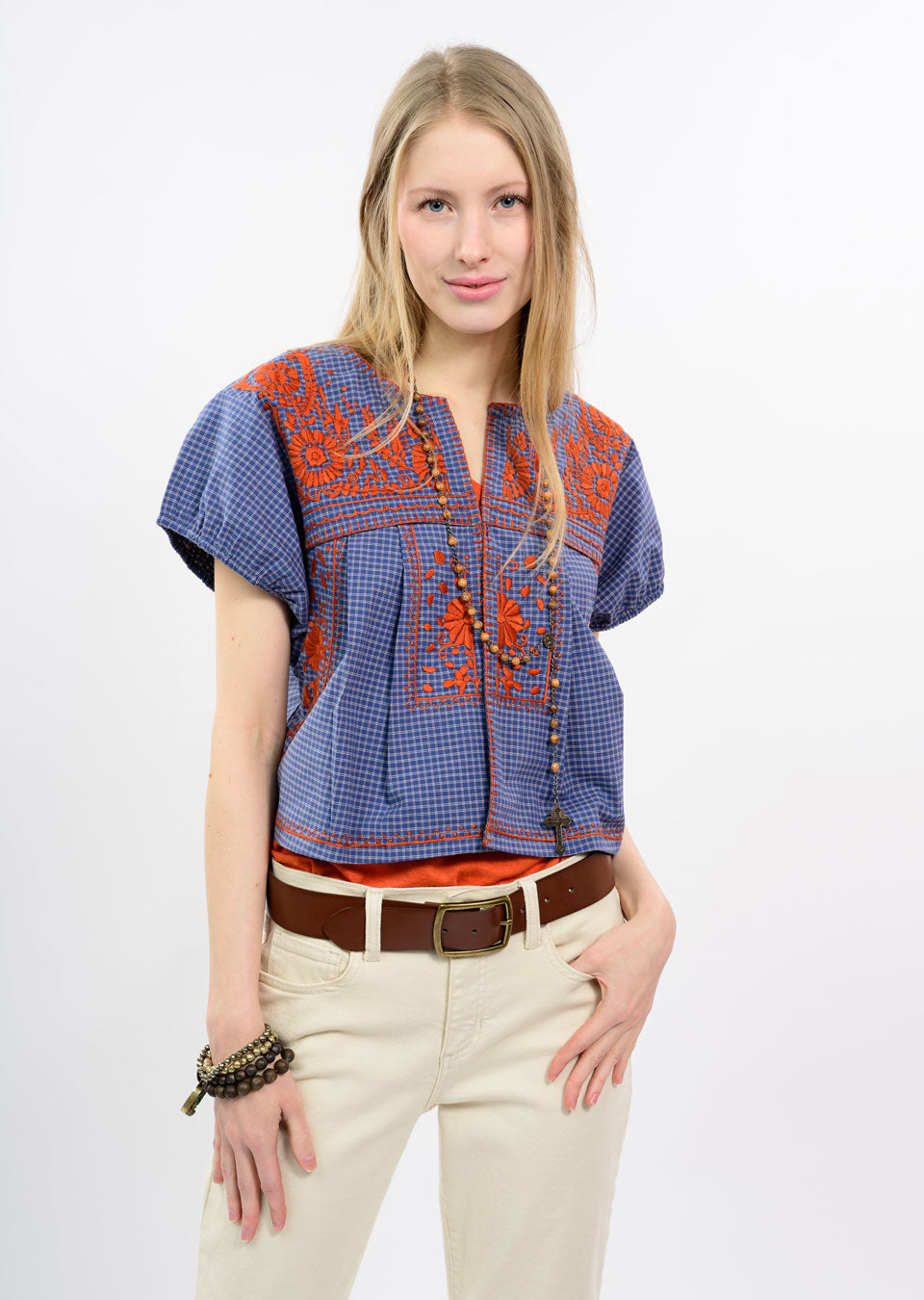 Bolero Blue Plaid