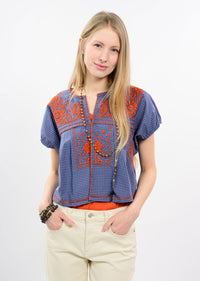 Bolero Blue Plaid