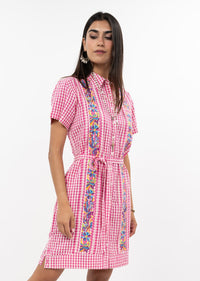 Pink Check Dominga