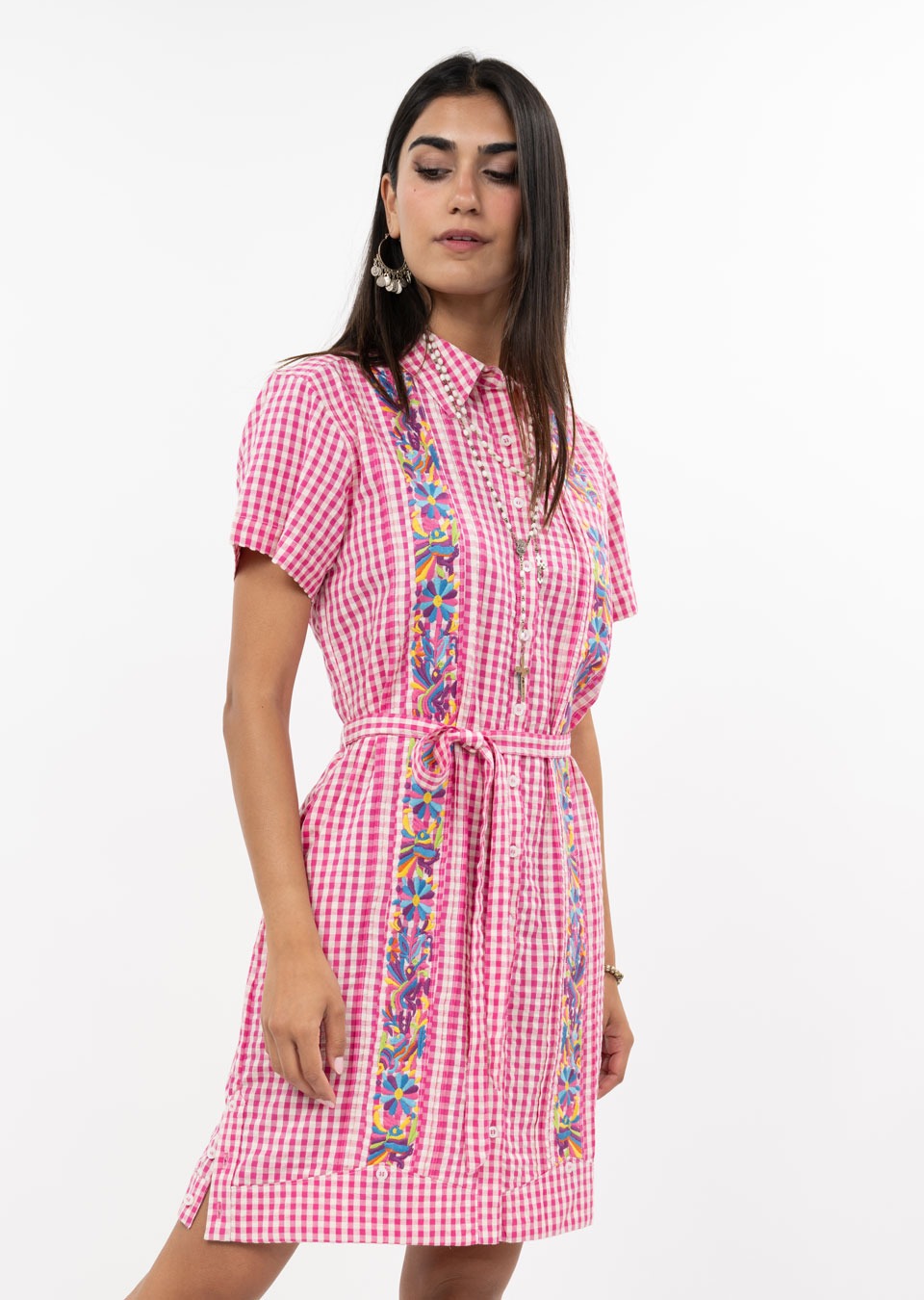 Pink Check Dominga