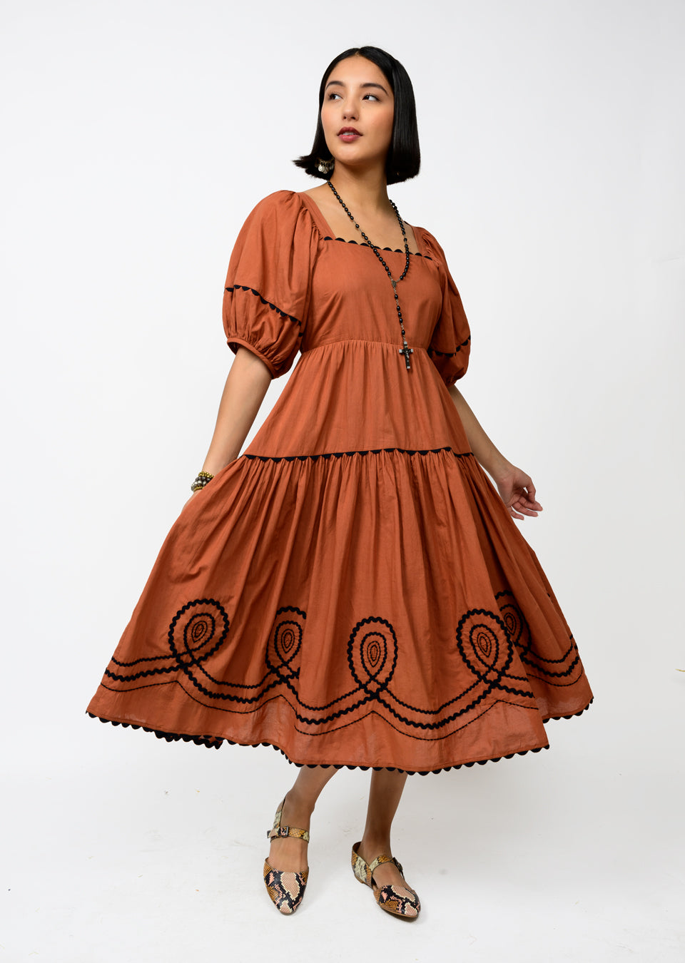Loopy Midi Dress