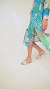 Blue Patio Floral Maxi Dress - EXCLUSIVE